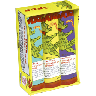 WHISTLING GATOR FOUNTAIN Firework Fountain Whistling Gator Fountain