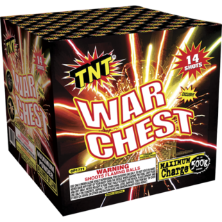 WAR CHEST 500 Gram Firework Aerial Finale War Chest