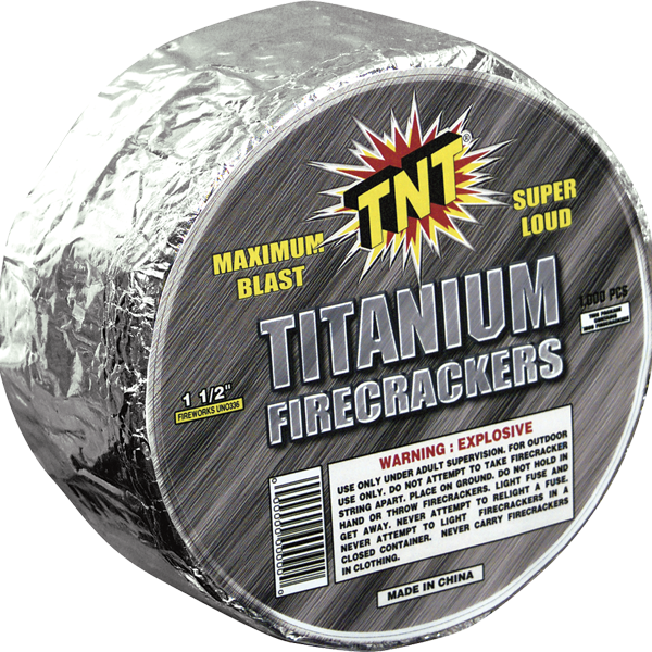 TITANIUM CRACKER - 1000 ROLL Firework Firecracker Titanium Cracker 1000 Roll