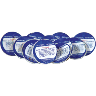 ARTIFICIAL SATELLITE Firework Novelty Sparkler Artificial Satellite