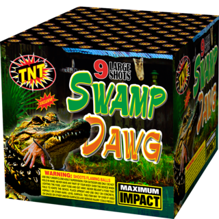 Swamp Dawg 500 Gram Firework Aerial Finale Swamp Dawg