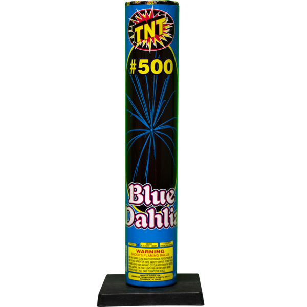 #500 Shell Blue Dahlia Firework Aerial Finale #500 Shell Blue Dahlia
