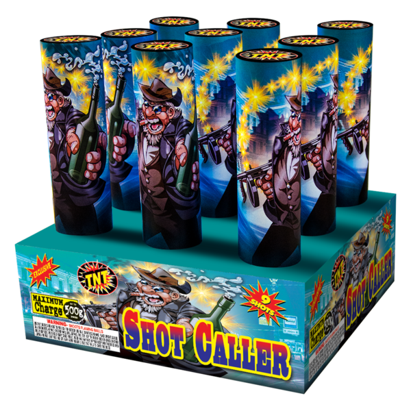 Shot Caller 500 Gram Firework Aerial Finale Shot Caller