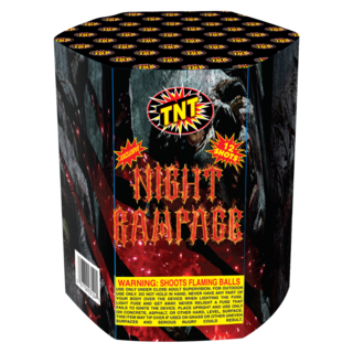 NIGHT RAMPAGE Firework Aerial Finale Night Rampage
