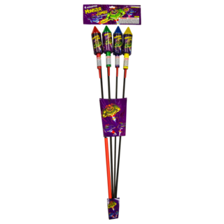 MONSTER JUMBO 4 ASSORTED ROCKETS MONSTER JUMBO 4 ASSORTED ROCKETS